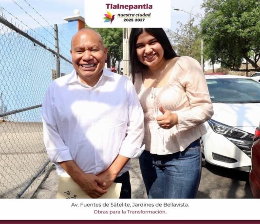 Rehabilitan Av. Fuentes de Satélite en Tlalnepantla; mejoran movilidad y seguridad en Jardines de Bellavista