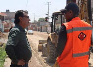 Supervisa Luis Domingo Zenteno obras clave en vialidad y servicios educativos en Teoloyucan