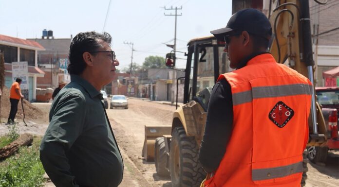 Supervisa Luis Domingo Zenteno obras clave en vialidad y servicios educativos en Teoloyucan