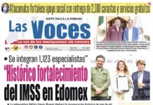 Se integran 1,123 especialistas, “Histórico fortalecimiento del IMSS en Edomex”