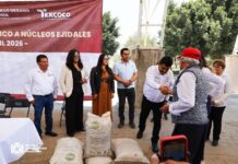 Texcoco impulsa al campo con entrega de abono orgánico a núcleos ejidales
