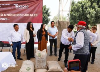 Texcoco impulsa al campo con entrega de abono orgánico a núcleos ejidales