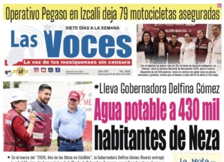Lleva Gobernadora Delfina Gómez, Agua potable a 430 mil habitantes de Neza