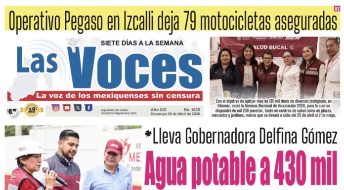 Lleva Gobernadora Delfina Gómez, Agua potable a 430 mil habitantes de Neza