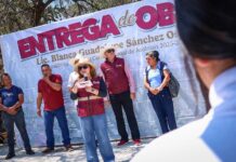 Entrega Blanca Osorio pavimentación en San Lucas Tepango; mejora movilidad y calidad de vida