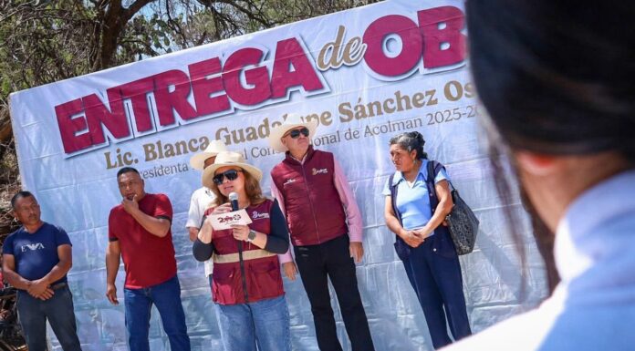 Entrega Blanca Osorio pavimentación en San Lucas Tepango; mejora movilidad y calidad de vida