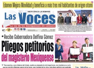 Recibe Gobernadora Delfina Gómez Pliegos petitorios del magisterio Mexiquense