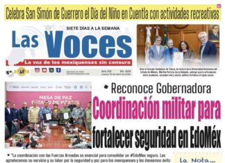 Reconoce Gobernadora Coordinación militar para fortalecer seguridad en EdoMéx