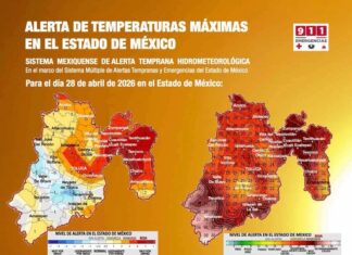 Persisten altas temperaturas en el Estado de México; Protección Civil alerta por ola de calor