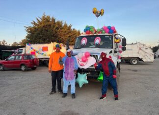 Trabajadores de limpia celebran a niñas y niños en Metepec con jornada llena de alegría