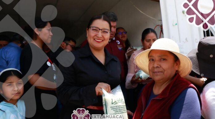Con más bienestar para las familias, Lupita Díaz acerca apoyos alimentarios a San Bartolo del Llano