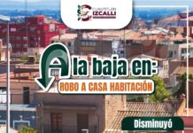 Izcalli reduce 52% el robo a casa habitación y fortalece la seguridad de las familias