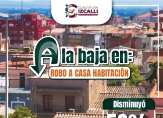 Izcalli reduce 52% el robo a casa habitación y fortalece la seguridad de las familias
