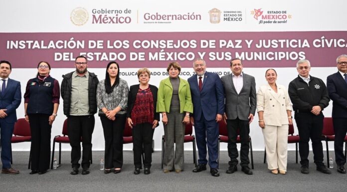 Instalan 99 Consejos de Paz y Justicia Cívica en el Estado de México para fortalecer la prevención de la violencia