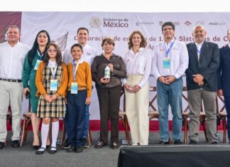 Estado de México alcanza sistema mil de captación pluvial en escuelas con apoyo de Coca-Cola y Conagua