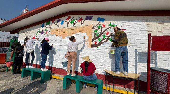 Escuelas y espacios públicos de Toluca reciben jornadas de rehabilitación y embellecimiento