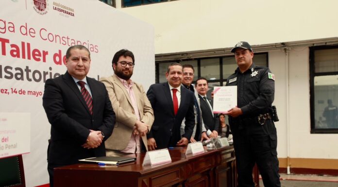 PJEdomex fortalece profesionalización de primeros respondientes en Naucalpan