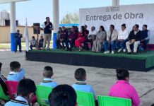 Impulsa Lerma infraestructura educativa; entregan módulos sanitarios y mejoran imagen de preescolar en El Espino Peralta