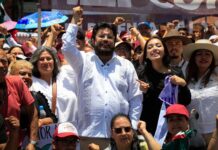 Más de 4 mil naucalpenses respaldan a Claudia Sheinbaum en acto por la soberanía nacional
