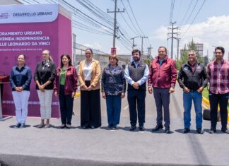 Delfina Gómez entrega rehabilitación urbana en Zona Industrial de Toluca; inversión supera los 61 mdp