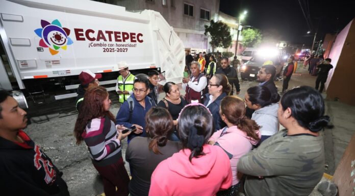 Inicia Ecatepec recolección nocturna gratuita de basura en Ciudad Cuauhtémoc
