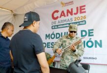 Arranca en Nezahualcóyotl el programa “Sí al Desarme, Sí a la Paz” 2026