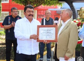 Texcoco conmemora el 164 aniversario de la Batalla de Puebla en la colonia Zaragoza