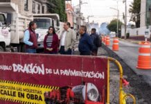 Supervisa Ricardo Moreno avance del “Diablo Dragón” en Laguna de Siete Colores