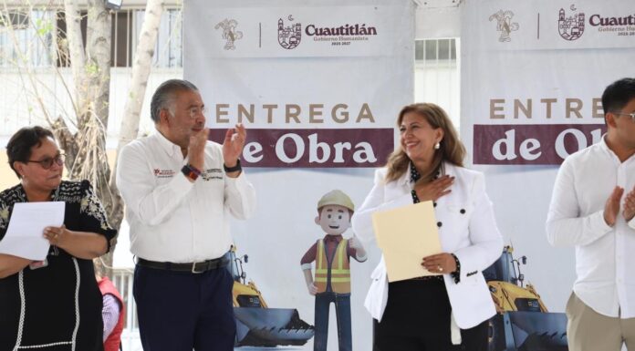 RECONOCE HORACIO DUARTE OBRAS DE JUANITA CARRILLO EN BENEFICIO DE LA COMUNIDAD ESTUDIANTIL