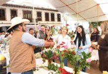 Carmen Albarrán impulsa el comercio local y respalda a microempresarios de Donato Guerra