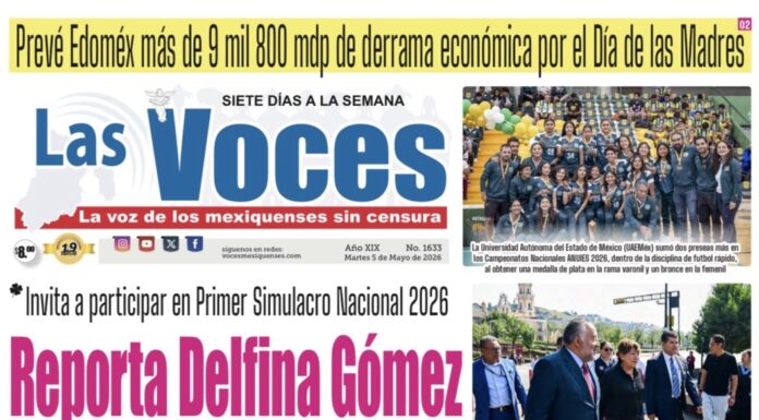 Invita a participar en Primer Simulacro Nacional 2026, Reporta Delfina Gómez saldo blanco tras sismo