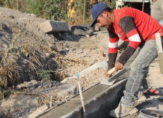 Avanza Teoloyucan en obras de infraestructura tras atender socavón en Santa Cruz
