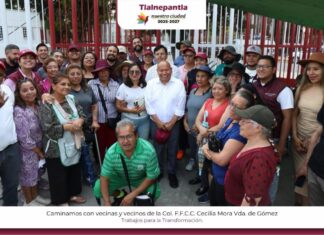 Gobierno de Tlalnepantla atiende demandas ciudadanas en la colonia Cecilia Mora