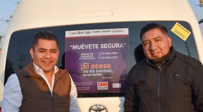 Implementan operativo “Muévete Segura” en Chicoloapan para prevenir acoso contra mujeres