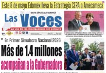 En Primer Simulacro Nacional 2026, Más de 1.4 millones acompañan a la Gobernadora