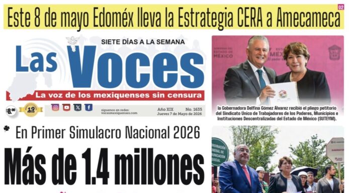 En Primer Simulacro Nacional 2026, Más de 1.4 millones acompañan a la Gobernadora