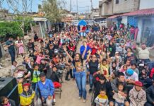 Zaira Zedillo celebra a la niñez de Ecatepec con función de lucha libre en Chiconautla