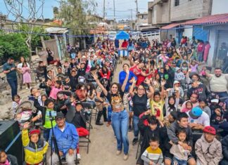 Zaira Zedillo celebra a la niñez de Ecatepec con función de lucha libre en Chiconautla