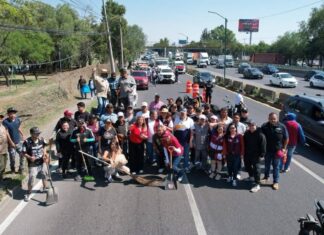Encabeza Juanita Carrillo mega jornada de limpieza previo a entrega de repavimentación en Periférico