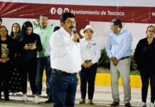 Entrega Gobierno de Texcoco techumbre en plaza cívica para fortalecer la convivencia comunitaria