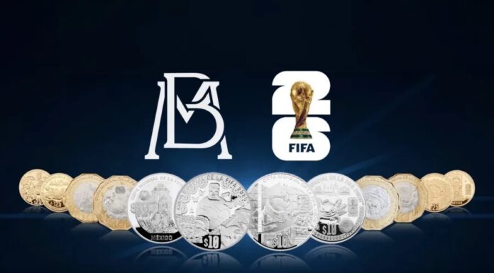 Banxico desata fiebre mundialista con 12 monedas históricas rumbo al Mundial 2026