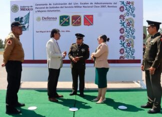 Reconoce Teoloyucan a jóvenes que concluyeron Servicio Militar Nacional