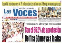 Con el 66.5% de aprobación Consolida su liderázgo a nivel nacional: Delfina Gómez va a la alza