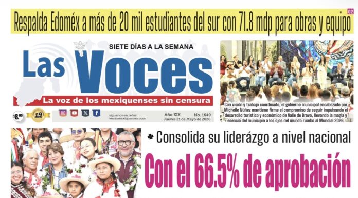Con el 66.5% de aprobación Consolida su liderázgo a nivel nacional: Delfina Gómez va a la alza