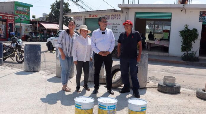 Gobierno y ciudadanía avanzan juntos en Santa Cruz Teoloyucan: Luis Domingo Zenteno impulsa obra vial en Avenida del Chopo