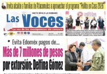 Evita Edoméx pagos de… Más de 7 millones de pesos por extorsión: Delfina Gómez