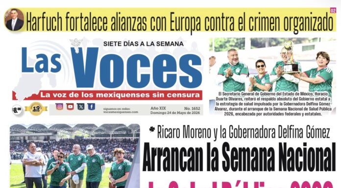 Ricardo Moreno y la Gobernadora Delfina Gómez Arrancan la Semana Nacional de Salud Pública 2026