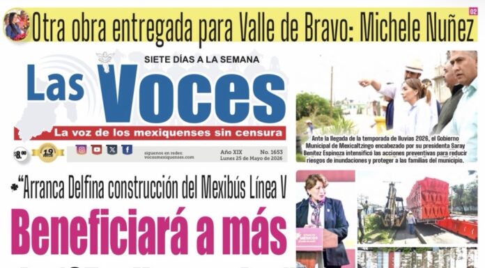 “Arranca Delfina construcción del Mexibús Línea V Beneficiará a más Beneficiará a más de 137 mil usuarios”