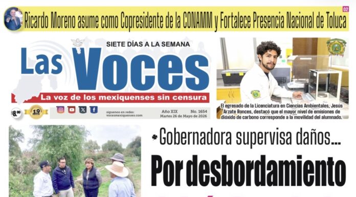 Gobernadora supervisa daños…Por desbordamiento del río Papalotla