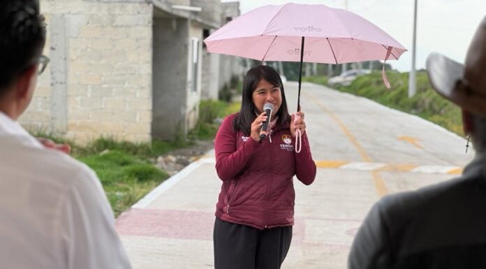 Berenice Carrillo impulsa obras de alto impacto para transformar comunidades de Temoaya